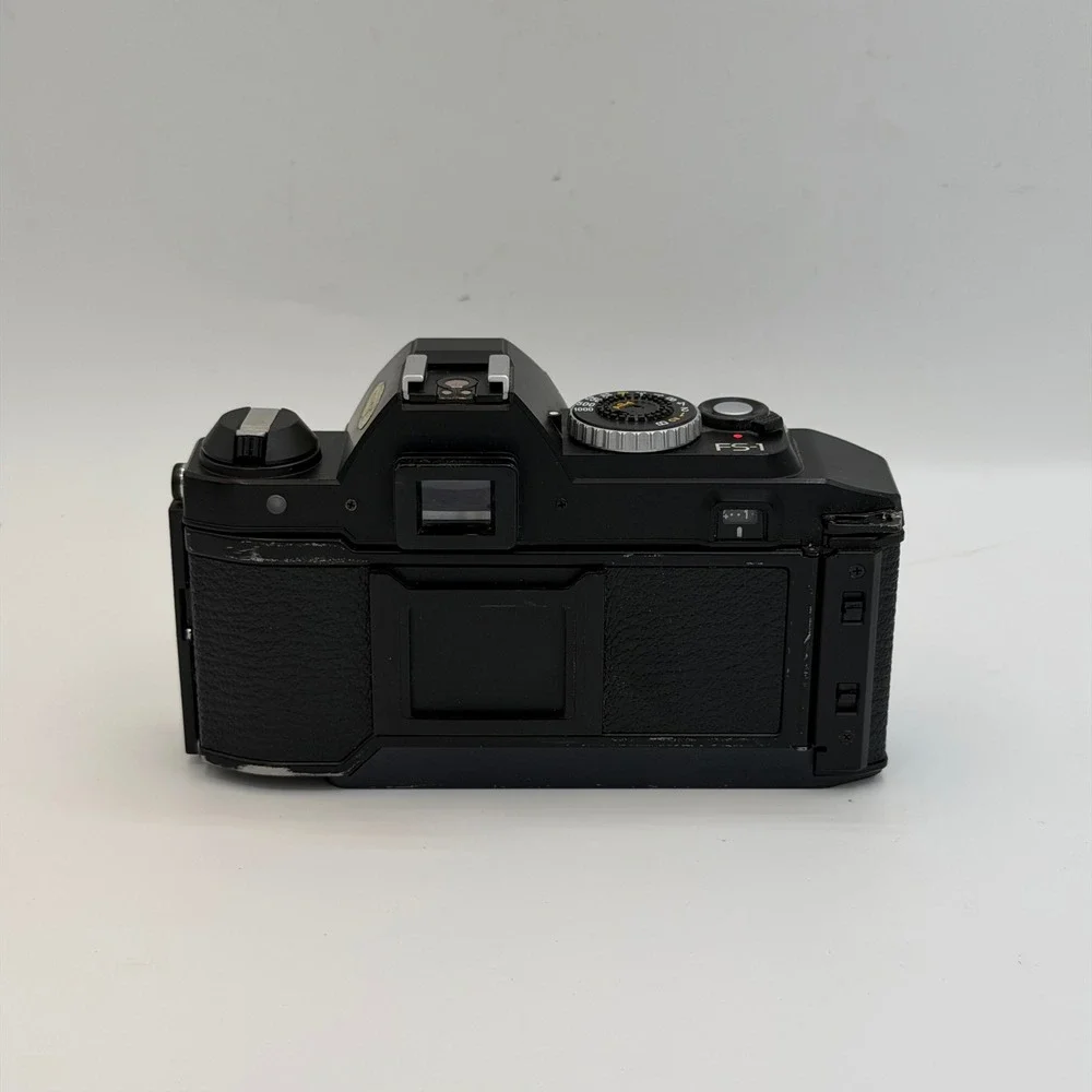 Konica FS-1 35mm SLR Film Camera Body Black Vintage SLR Tested Works